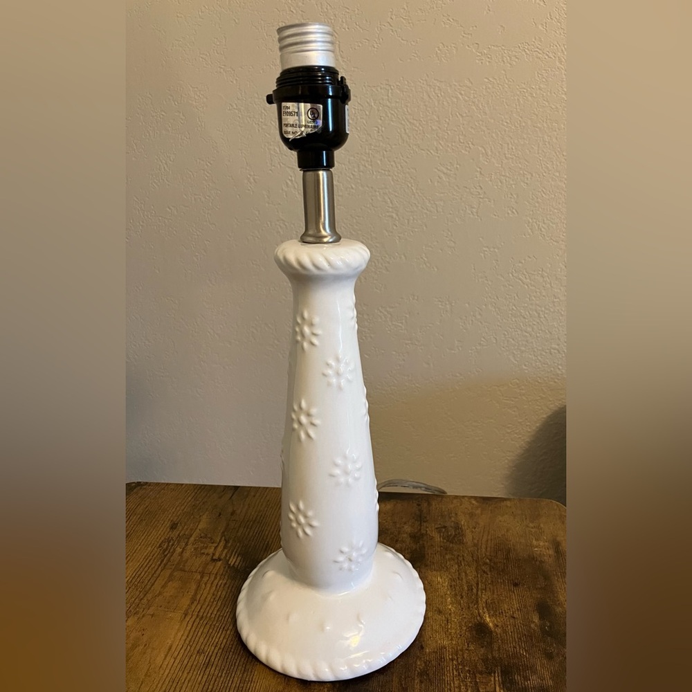 Vintage Shabby Chic Burman Co. Lamp Base